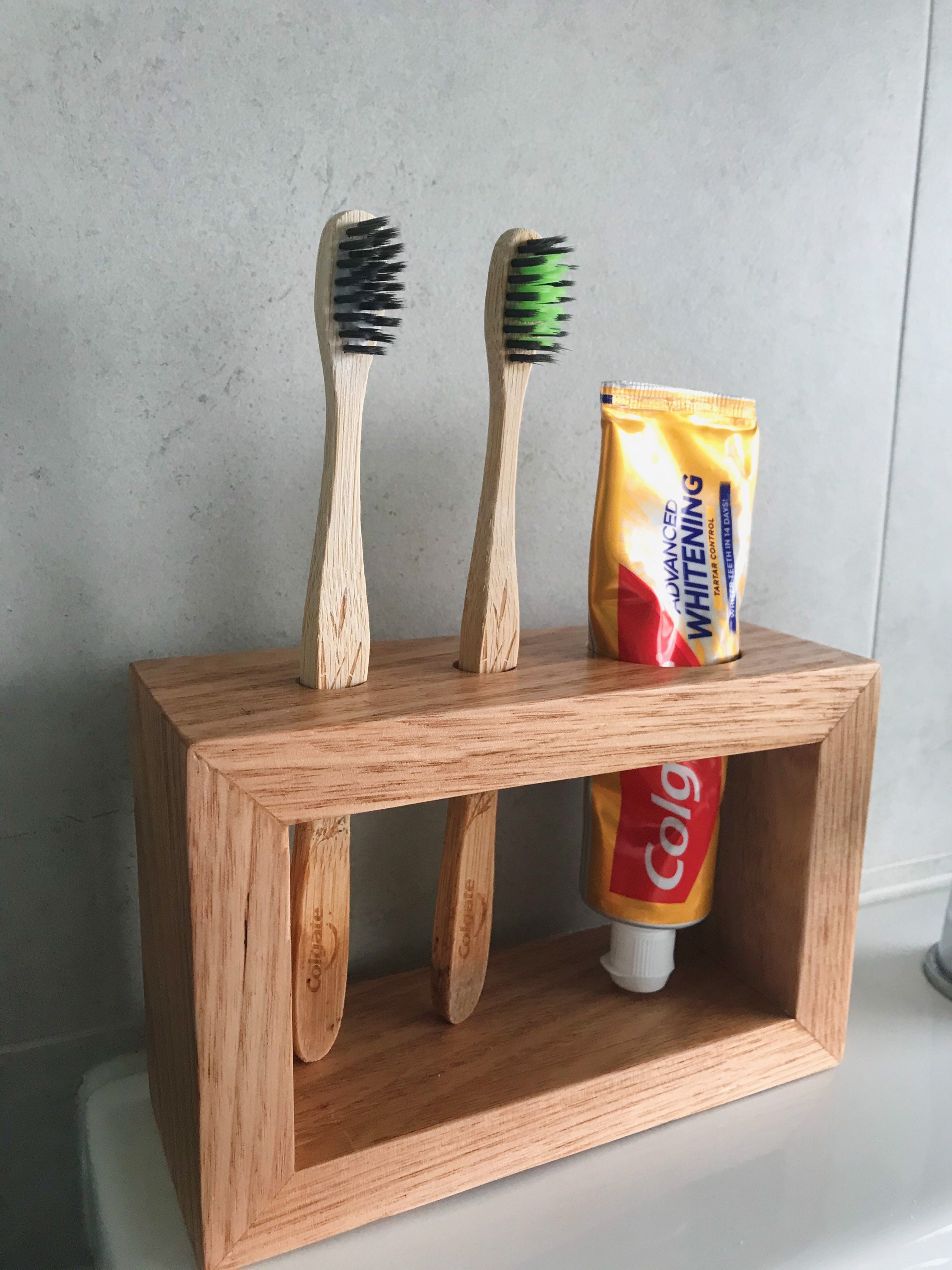 Bathroom Essentials Holder Handmade Woodwork Storage | Etsy