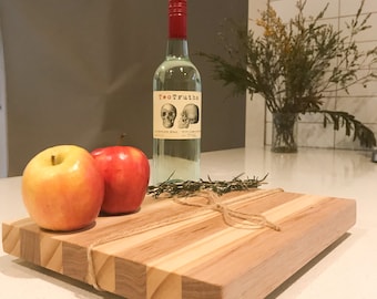 Handmade Tasmanian Hardwood Chopping Block: Kitchen Cutting Board