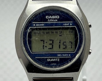 CASIO カシオ 94QR-26 1372 ヴィンテージ Vintage 1970s Casio Digital 94QR-26 Watch: All Steel, Japan
