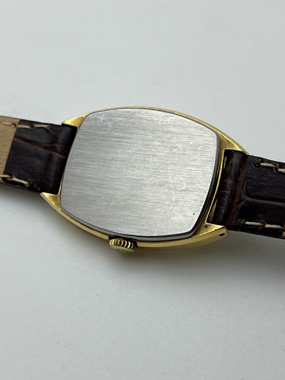 1970s Tissot Tiger Eye Dial Wristwatch Hand Windi… - image 6