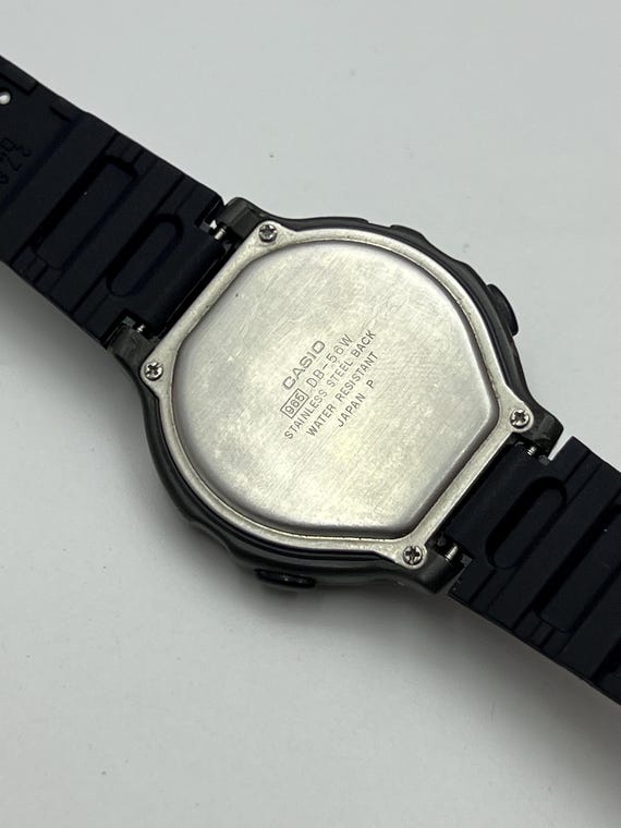 1990s Casio DB-56W Telememo 50 Wristwatch (Module… - image 8