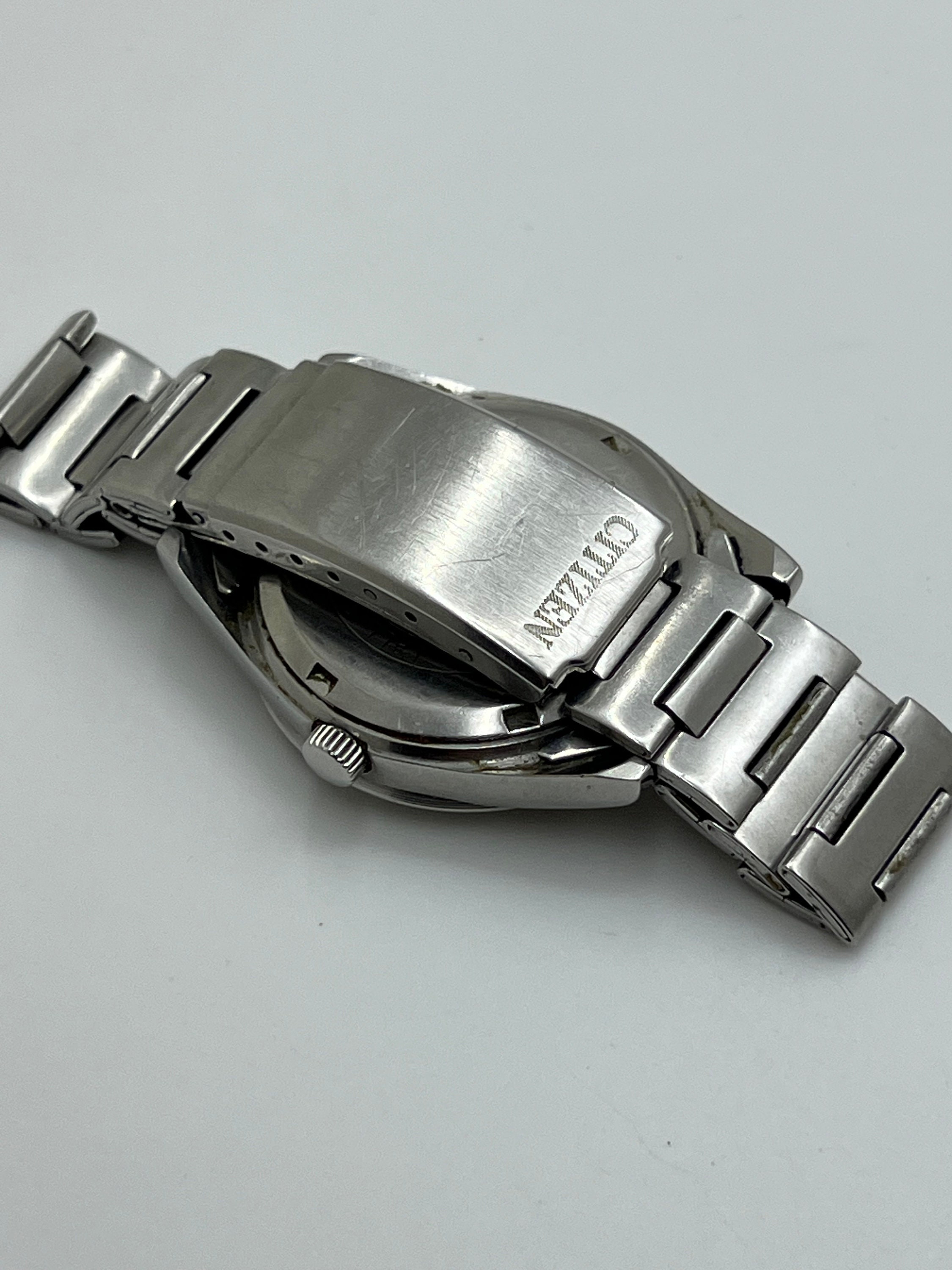 Vintage CITIZEN New Master 22 St.steel Japan Hand Winding