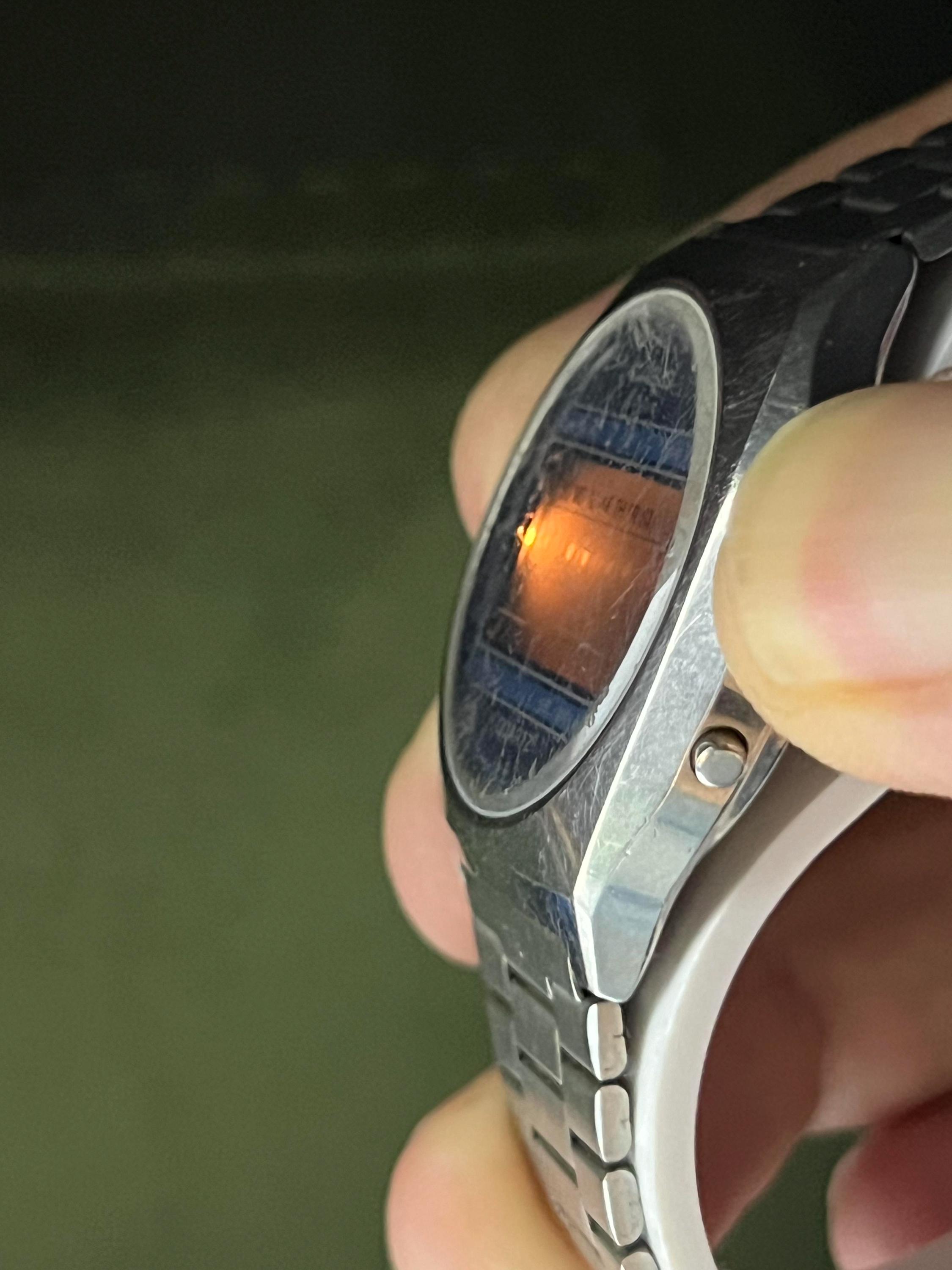 Vintage 1970s Casio Digital 94QR-26 Watch: All Steel, Japan