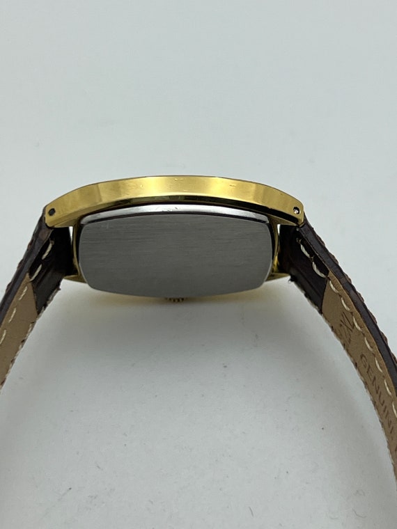 1970s Tissot Tiger Eye Dial Wristwatch Hand Windi… - image 5