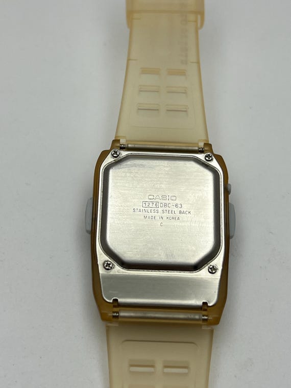 1990s Casio Micro Cosmos DBC-63 Digital Watch: Te… - image 6
