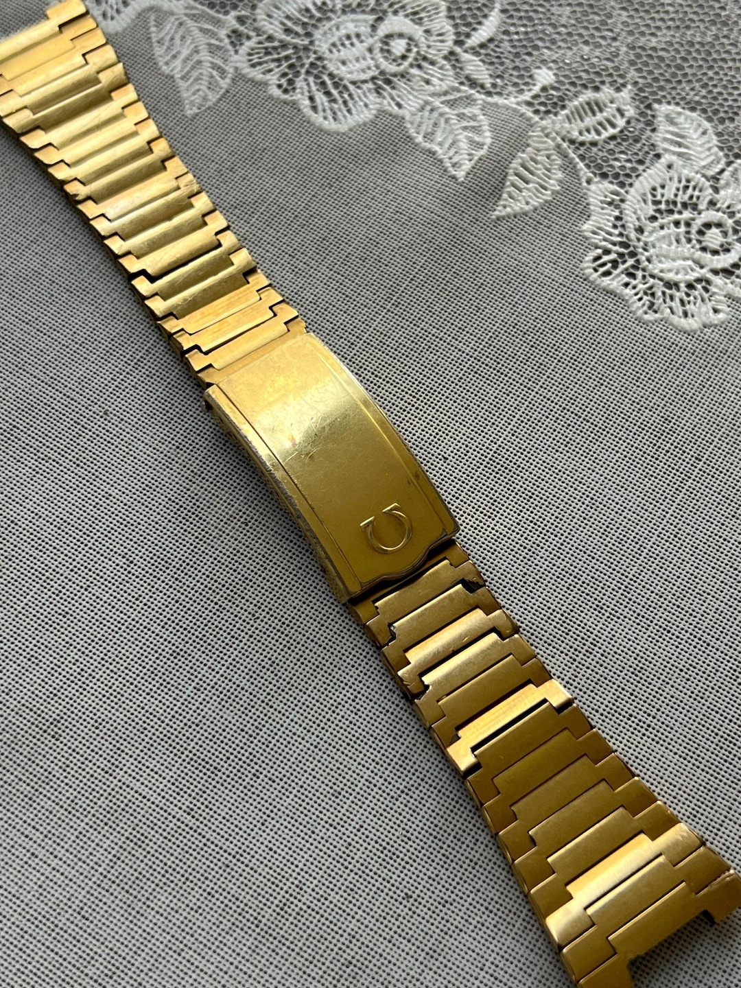Vintage OMEGA Bracelet seamaster Ref. 1286 249 Gold Filled Ca.1970 s Swiss Made Watch Band Etsy Canada