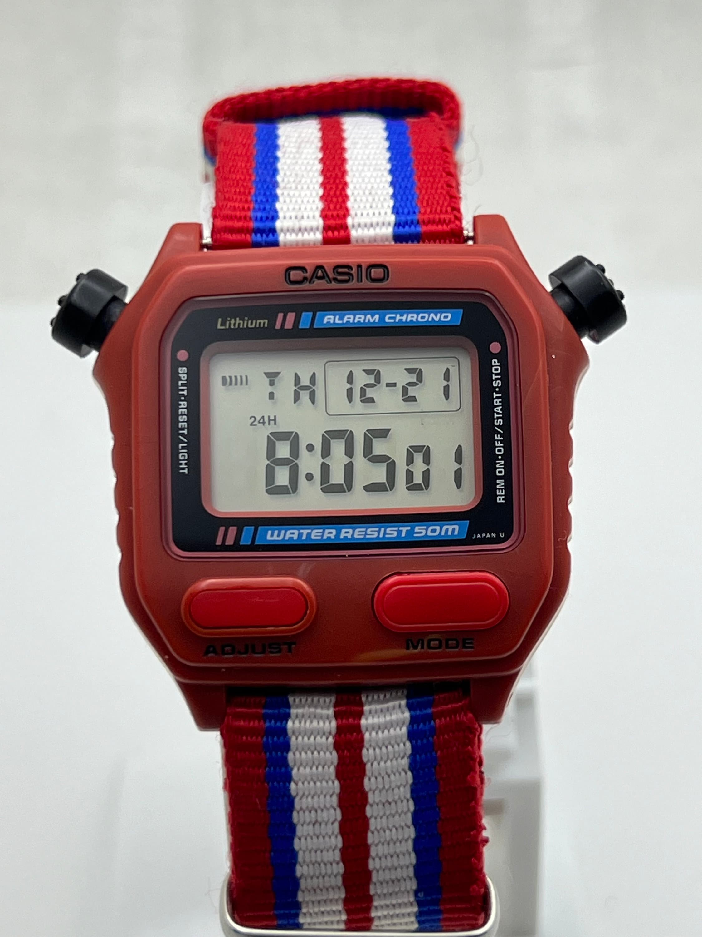 Rare Casio SW 200 Digital Watch module 874 Wrist neck Chronograph Wristwatch Retro Etsy UK