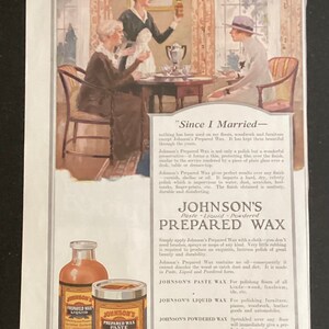 1960s JUBILEE KITCHEN WAX vintage illustration advertiseme…