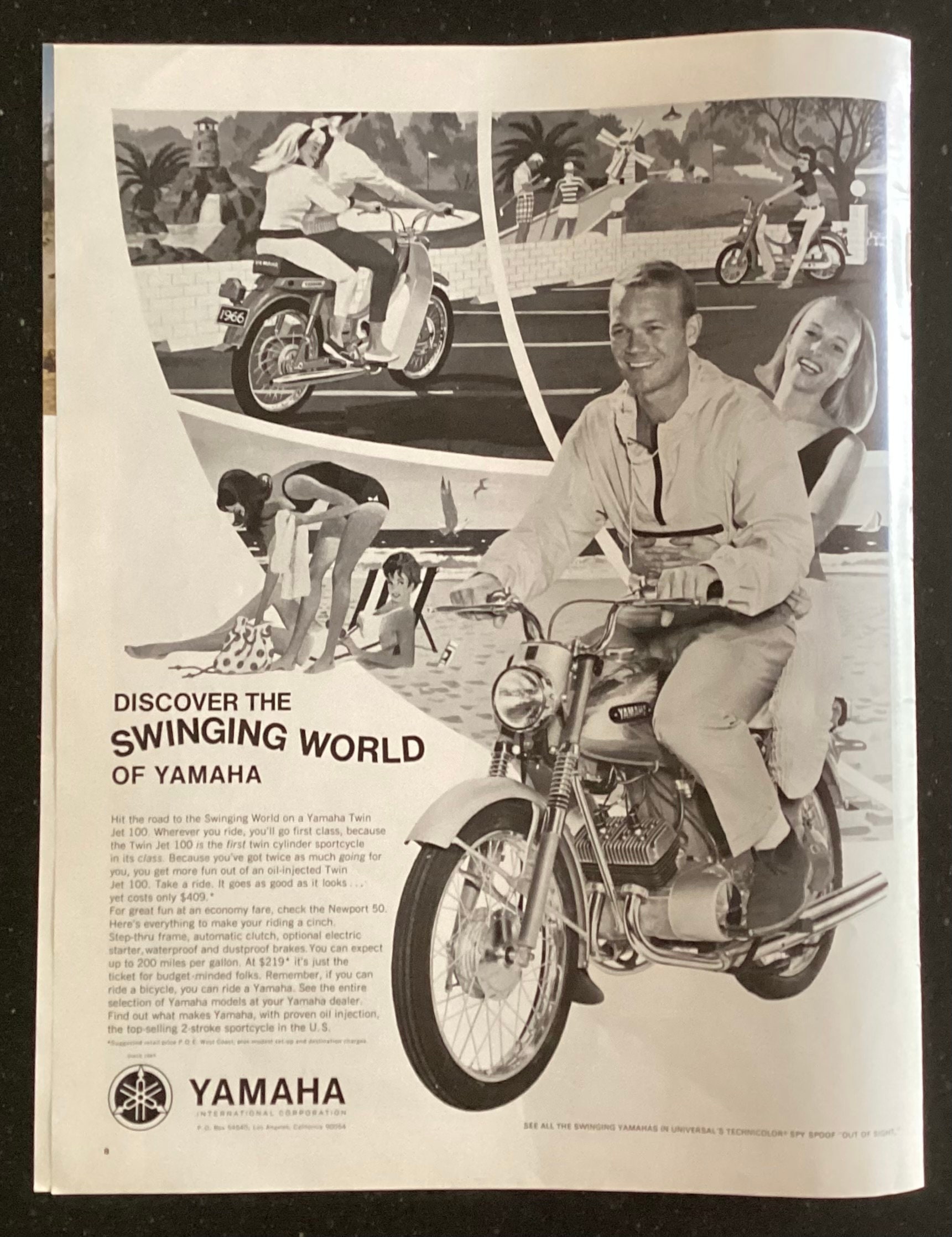 Vintage Yamaha Print 