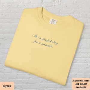 IVF Mom and Dad Gift Comfort Colors® Shirt, Transfer Day It&#39;s A Perfect Day for A Miracle Sirt for Couples , Ivf Strong Matching Tee