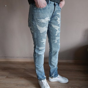 Vintage 90’s DIESEL Industry RIzzo Distressed regular slim straight low waist womens Jeans Size W27/L32 super rare find I Made in ITALY