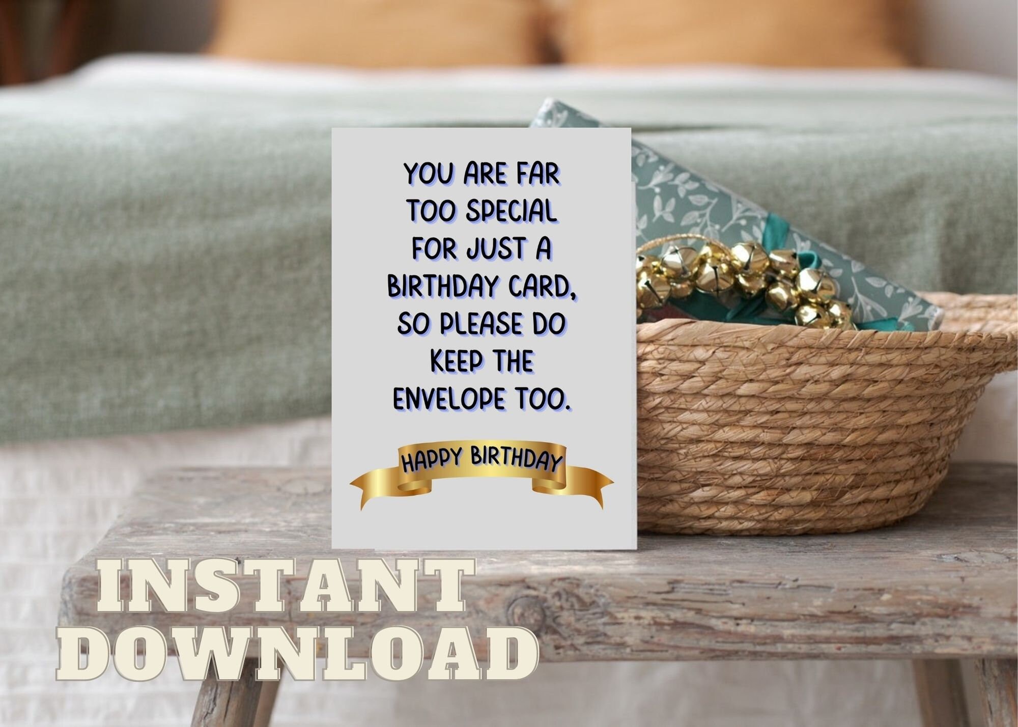 Funny Printable Birthday Card for Friend | INSTANT DOWNLOAD | - Etsy