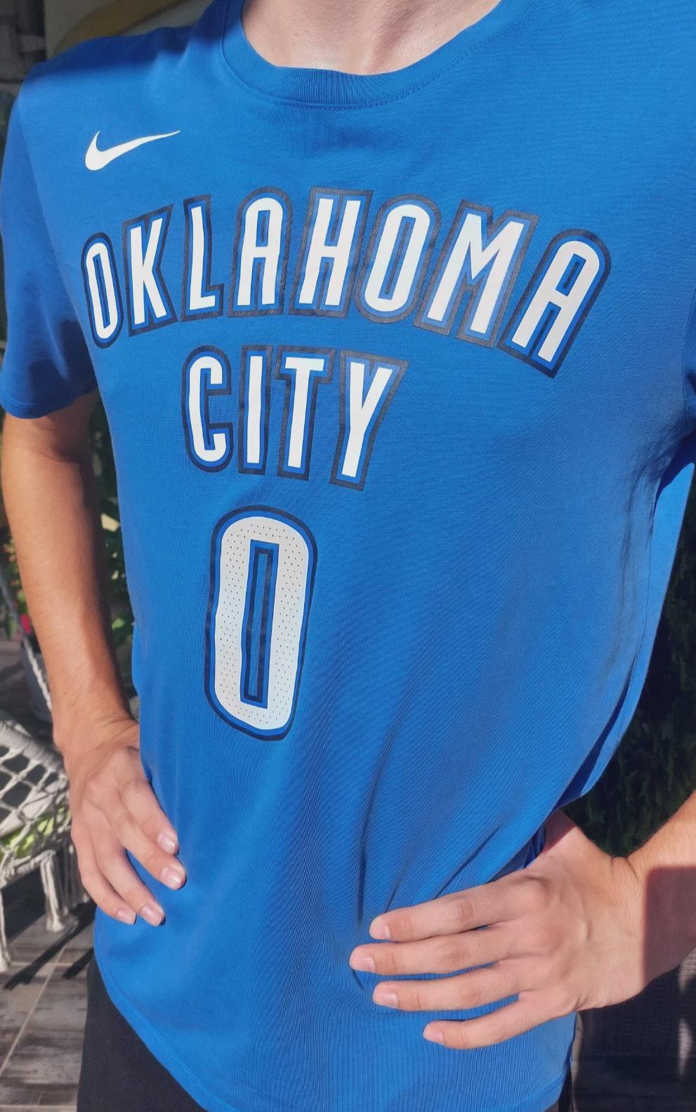 Maillot OKC Thunder d'Oklahoma Russell Westbrook Shirt Vintage jersey