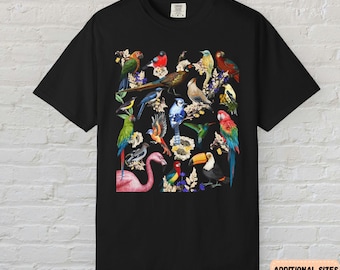 Boho Vogel T-Shirt: Komfort Farben Naturecore T-Shirt, Naturliebhaber Geschenk