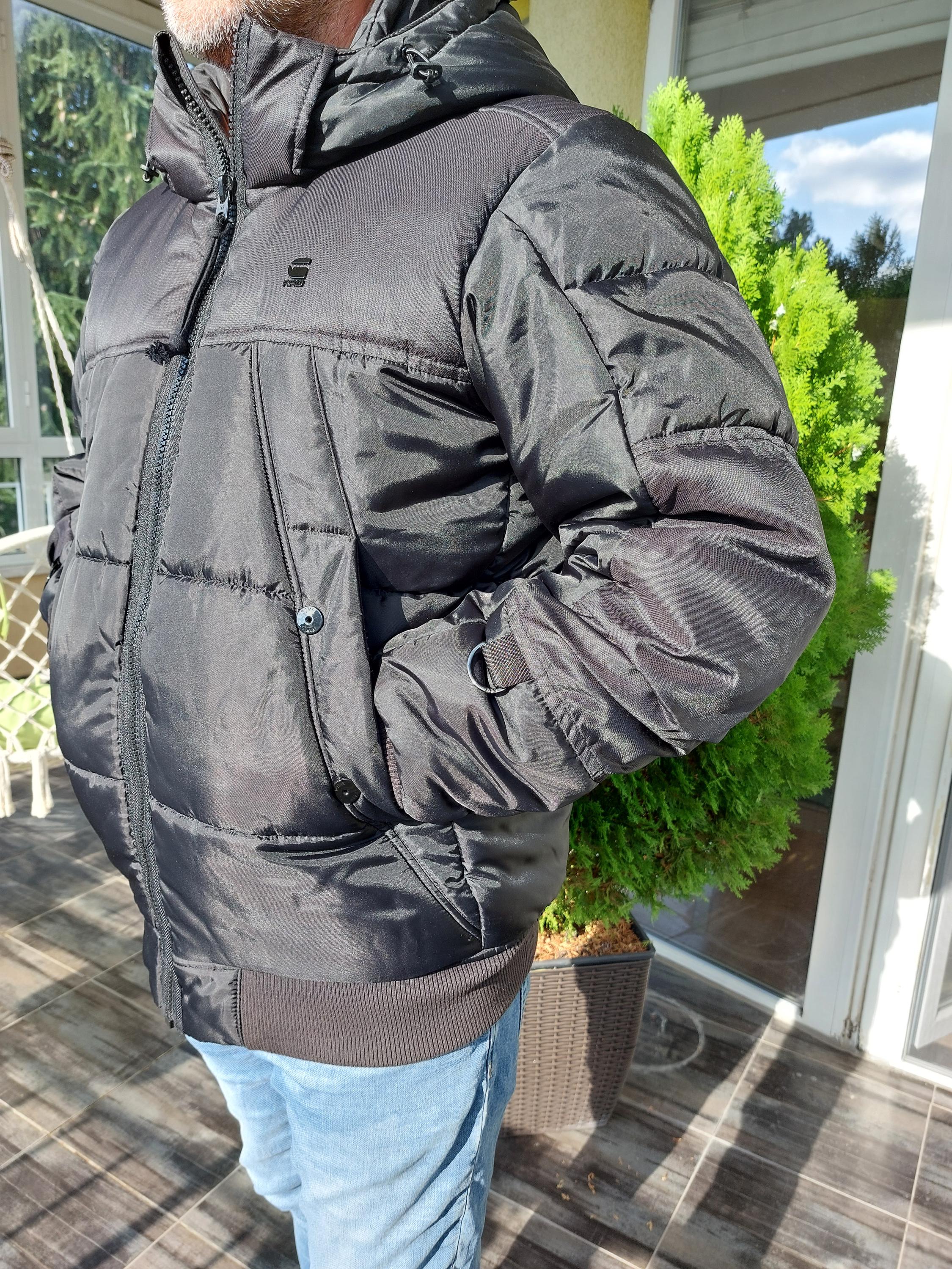 G-Star RAW Whistler-B Clean HDD Bomber Jacket Padded Hooded