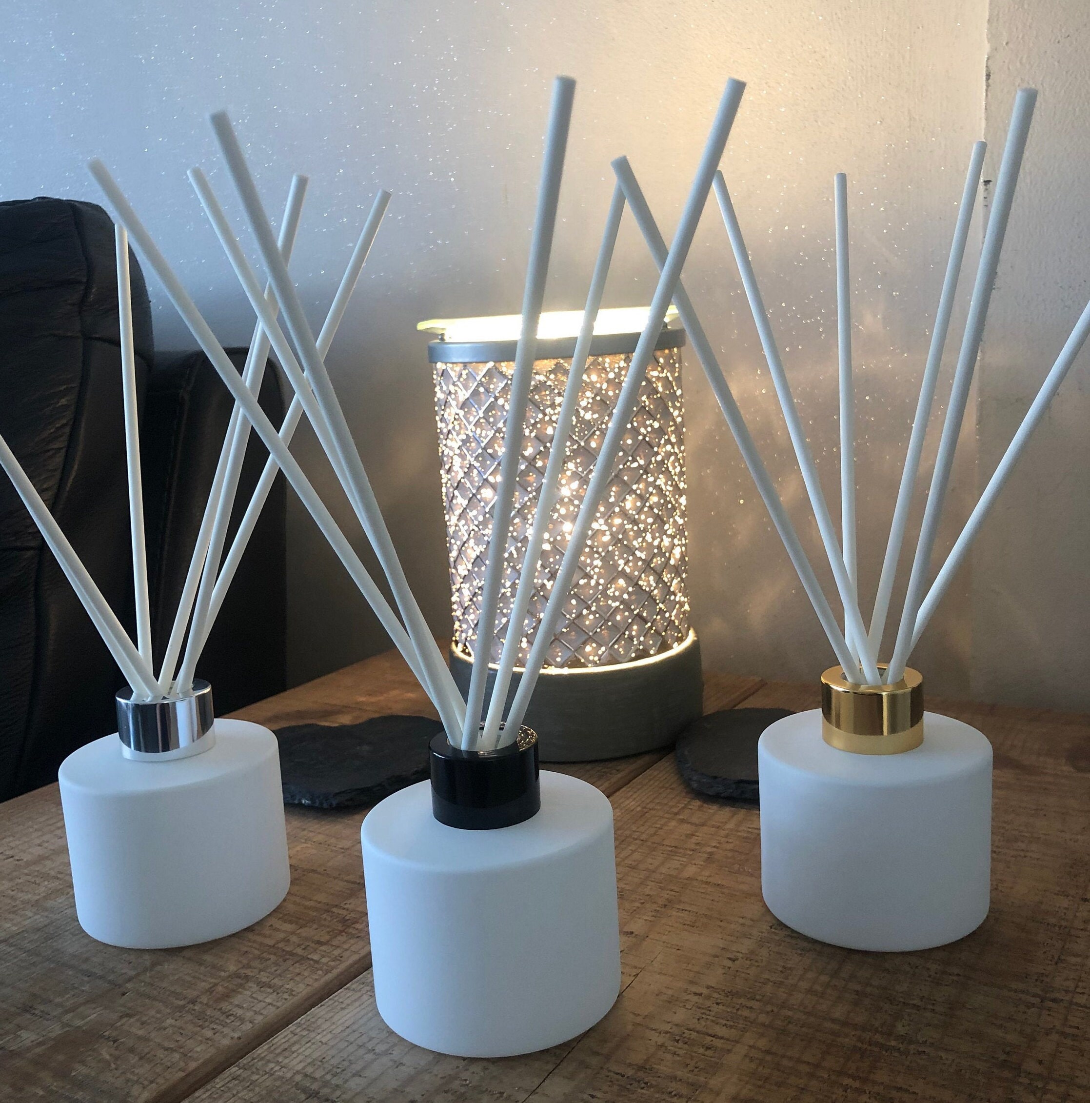 White Matte Reed Diffusers various scents Best Seller Etsy