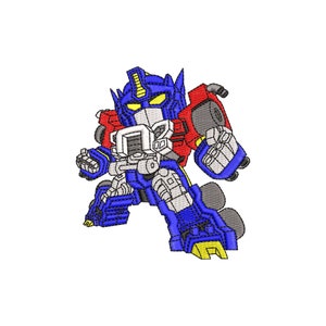 optimus prime kid embroidery design files for machine embroidery.