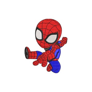 spiderman kid embroidery design files for machine embroidery.