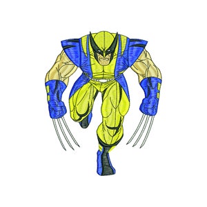 Wolverine embroidery design files for machine embroidery.