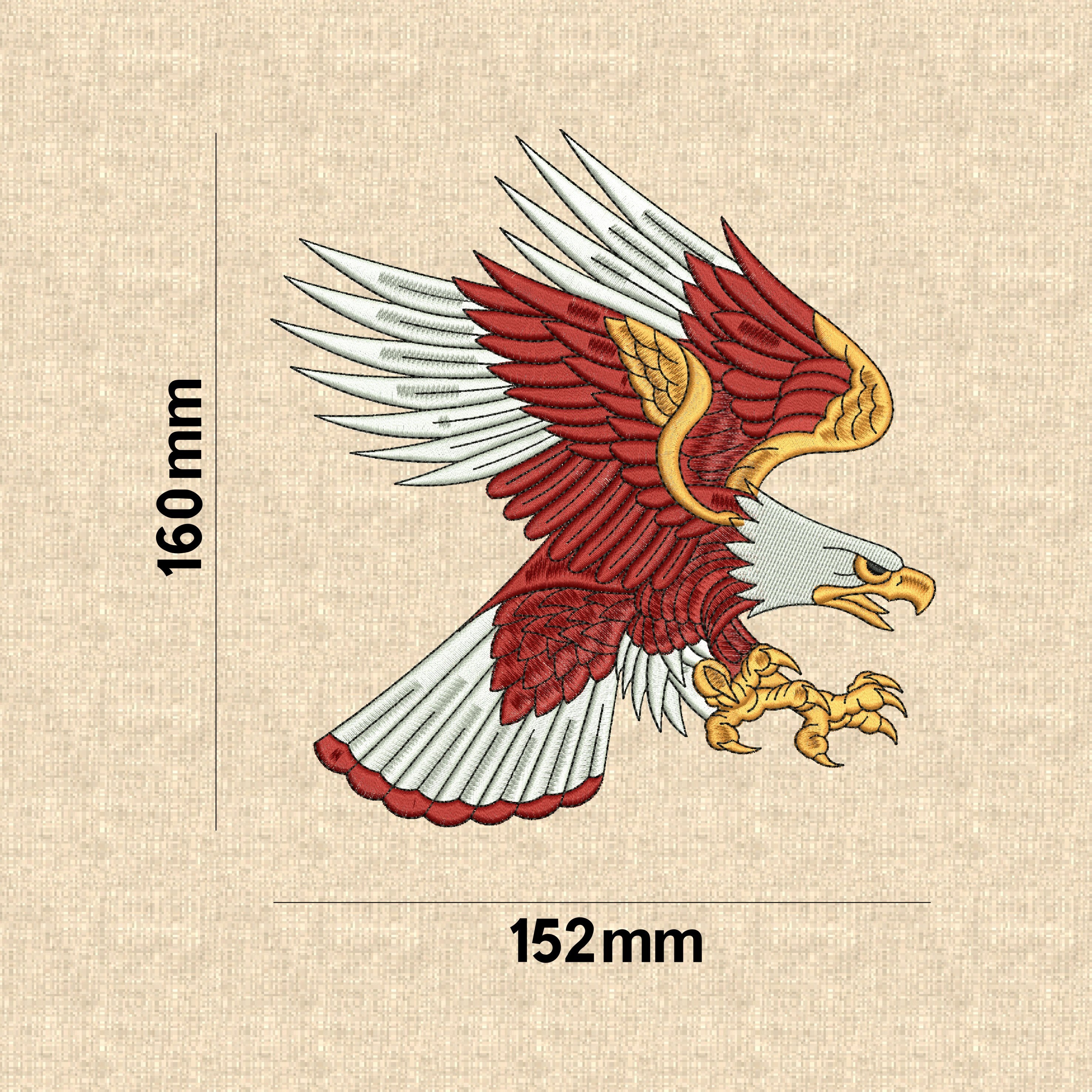 Eagle Embroidery Design Files for Machine Embroidery.eagle Etsy