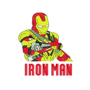 Iron man Stickmusterdateien für die Stickmaschine.Ironman Stickdateien.Ironman.