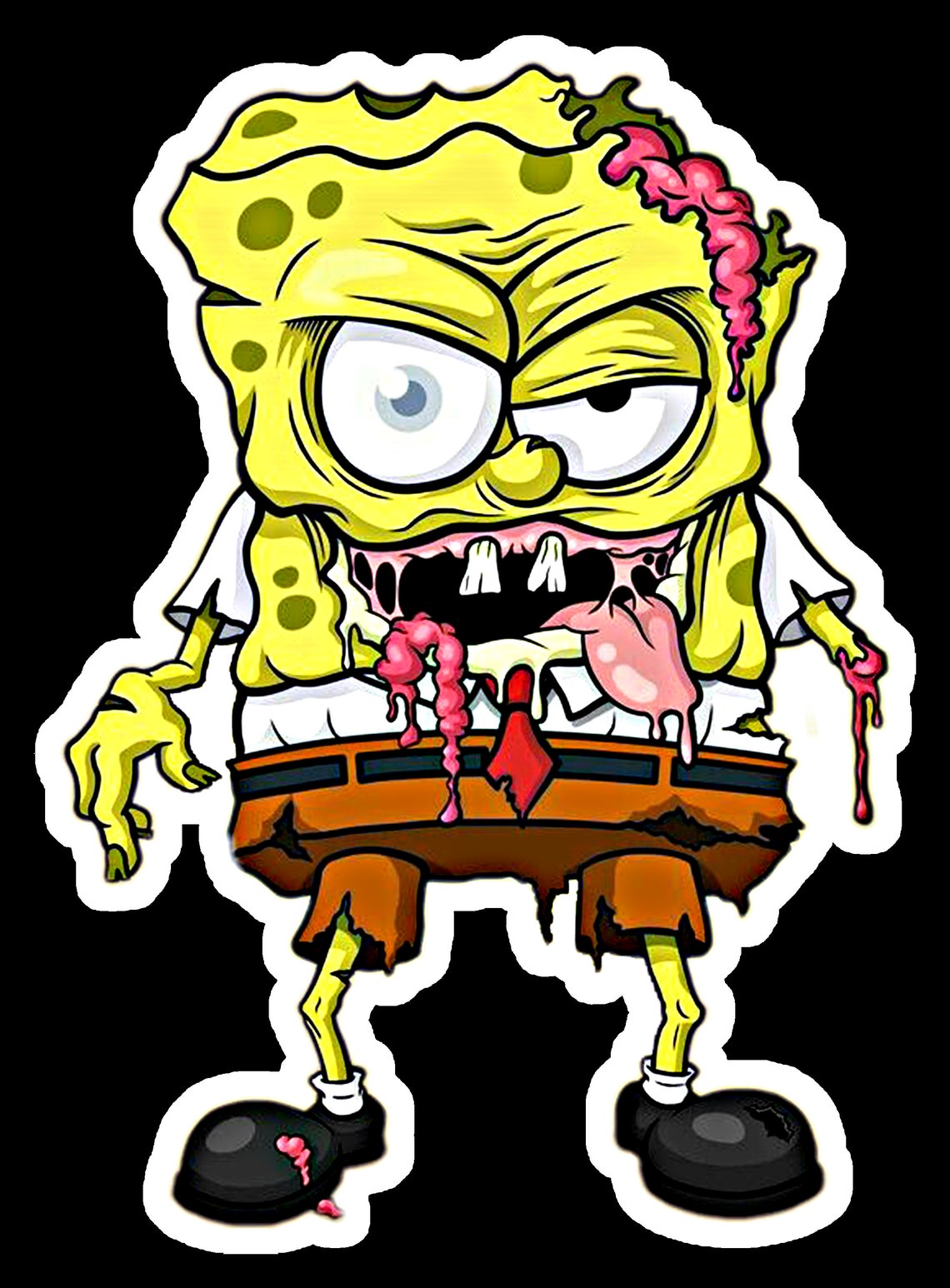 Spongebob Squarepants ZOMBIE Halloween Etsy
