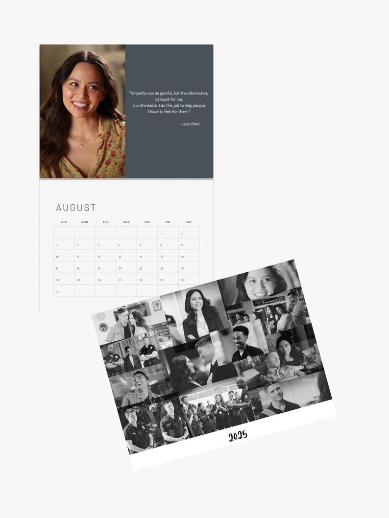 The Rookie 2025 Calendar (*DIGITAL* Etsy UK
