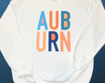 white auburn sweatshirt