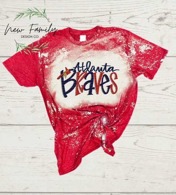 Bleached braves shirt Clearance