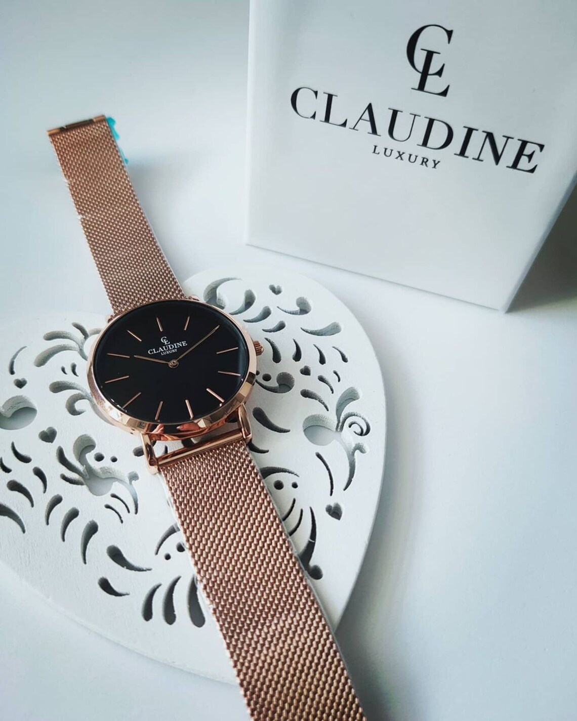 Gold Luxury Women's Watch New Brand Claudine Luxury Etsy