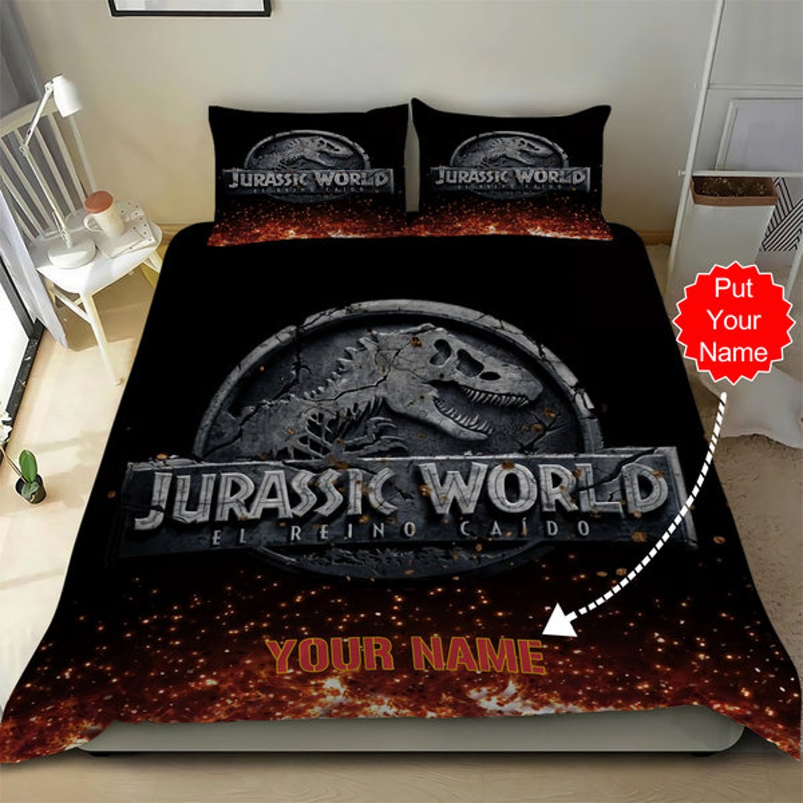 Jurassic World Bedding Set /Jurassic World Bedding Set Duvet Etsy