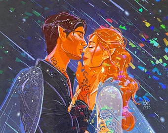 Feyre & Rhys *Holographic Print*