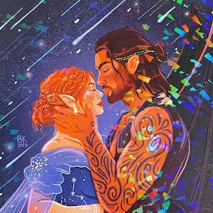 Nesta & Cassian *Holographic Print*