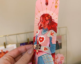 Knight of Hearts *Rose Gold Foil* Bookmark