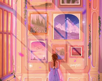 Bookish Art Museum Digital Download