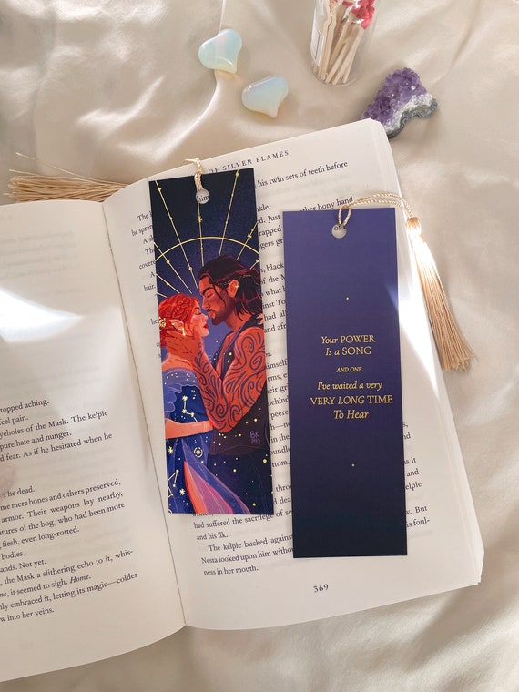 Nesta & Cassian *Gold Foil* Bookmark