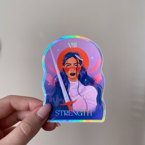 Adhesivo holográfico de fuerza