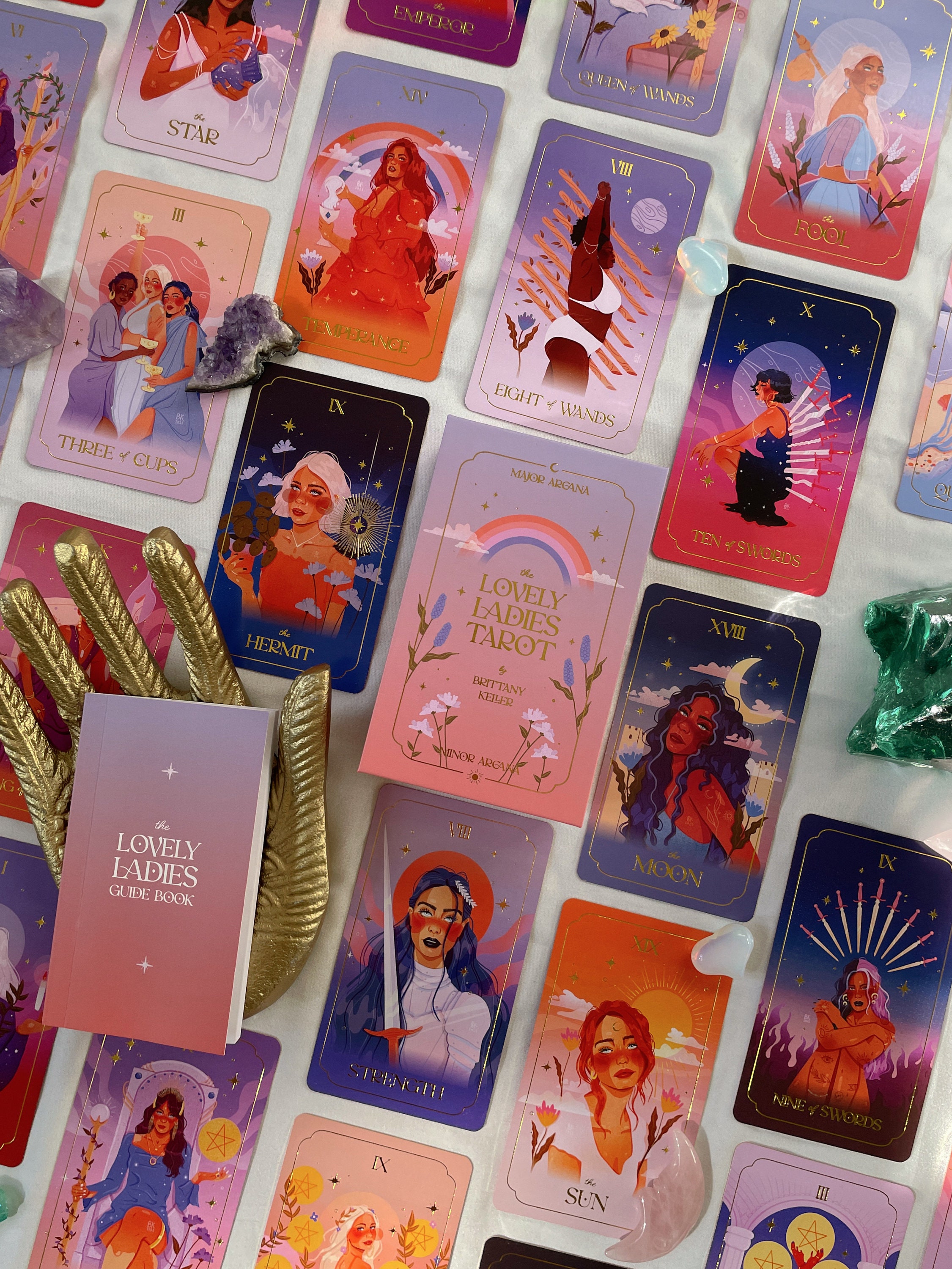 The Lovely Ladies Tarot Cards Deck Featuring Artwork