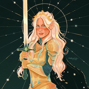 Aelin *Gold Foil Print*
