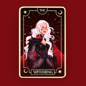 The Witchling Manon Tarot Card Sticker