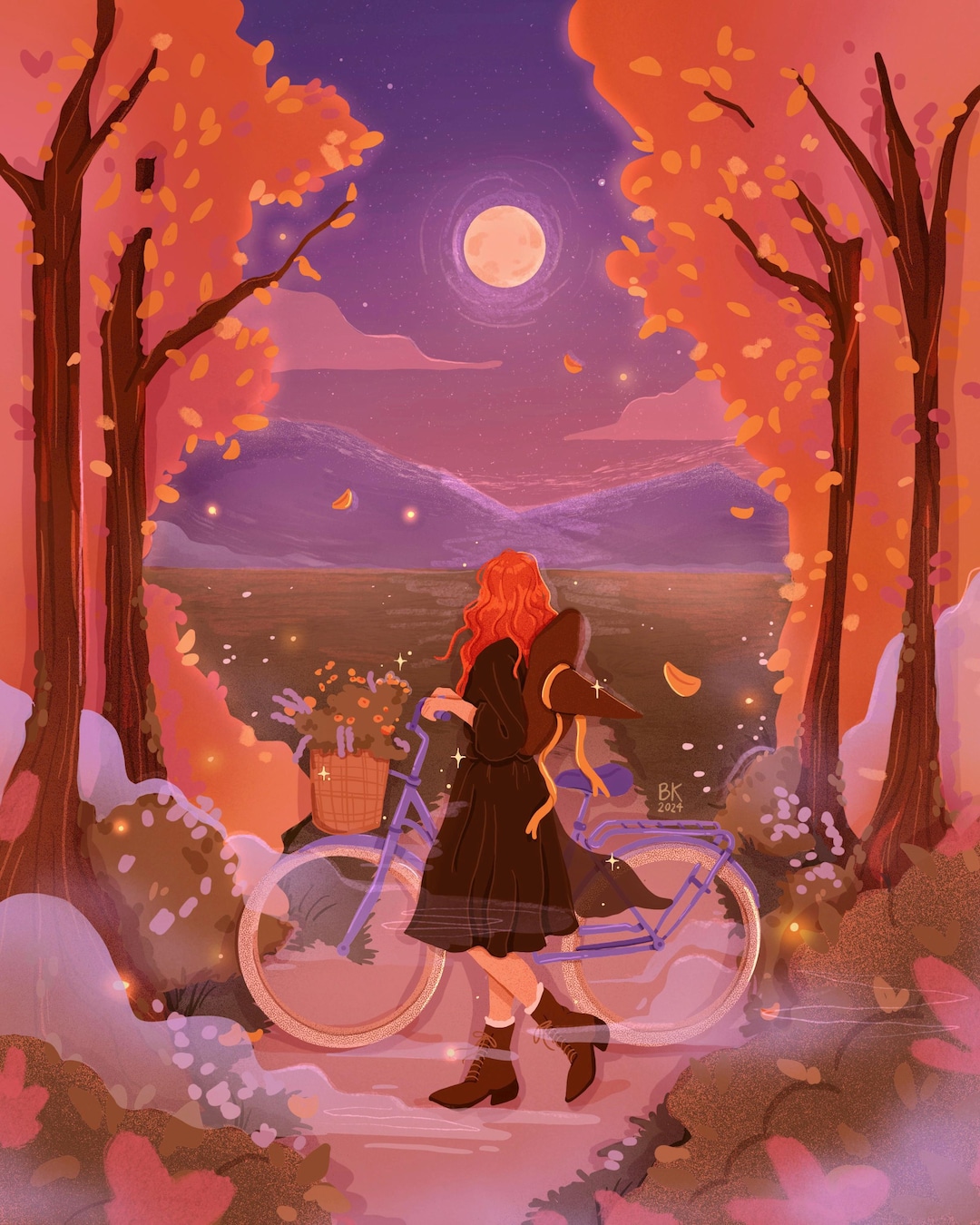 Autumn Bike Ride Digital Download - Etsy
