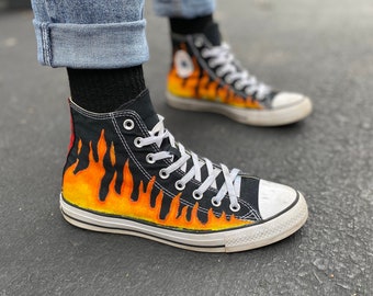converse fire high tops