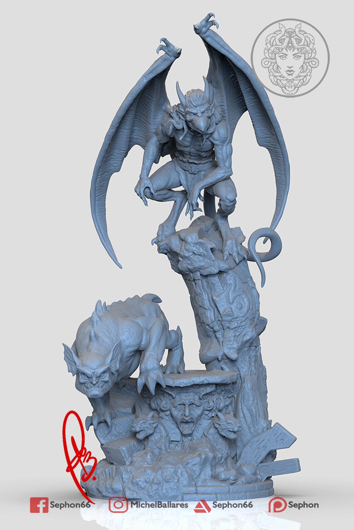 3D Printed GARGOYLES Worldwide Free Shipping - Etsy Australia