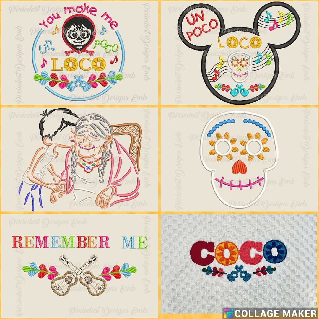 Coco Remember Me Miguel Un Poco Loco Abuelita Pixar Disney Etsy