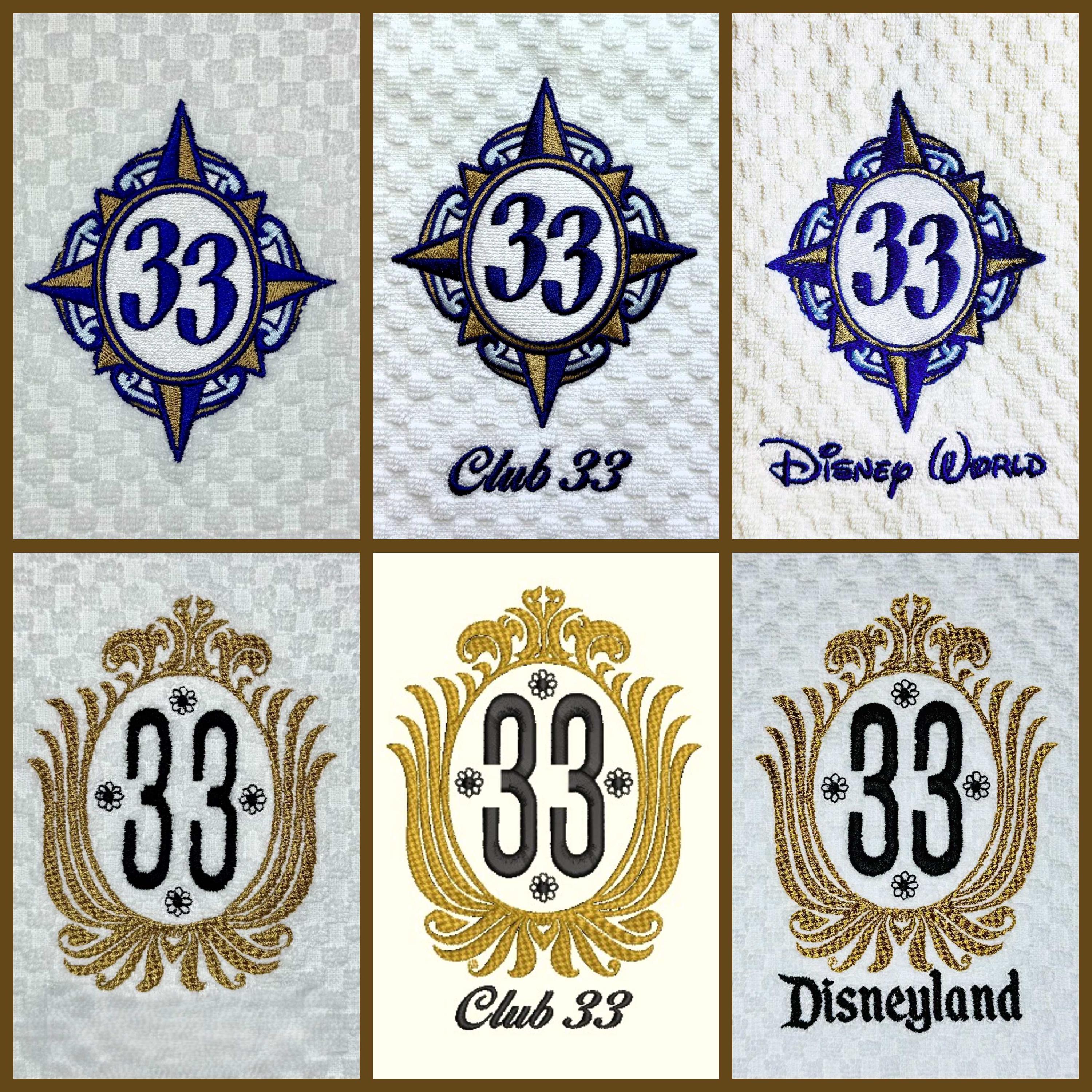 Club 33 Disneyland Walt Disney World Compass Logo Disney Inspired