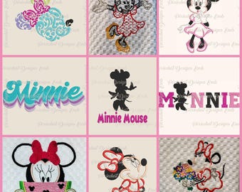 Minnie Mouse Disney Inspired Embroidered Hand Towel for Kitchen or Bathroom - FREE PERSONALIZATION!