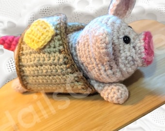 Penny Pig in een deken *DIGITAAL PATROON*