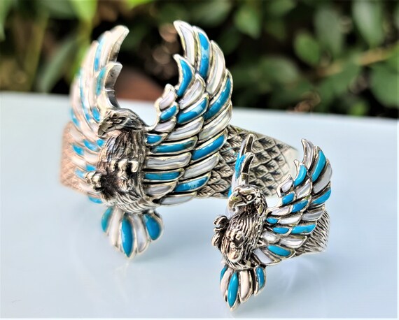 Turquoise eagle ring discount