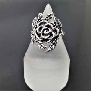 Rose Flower STERLING SILVER 925 Ring Floral Exclusive Design