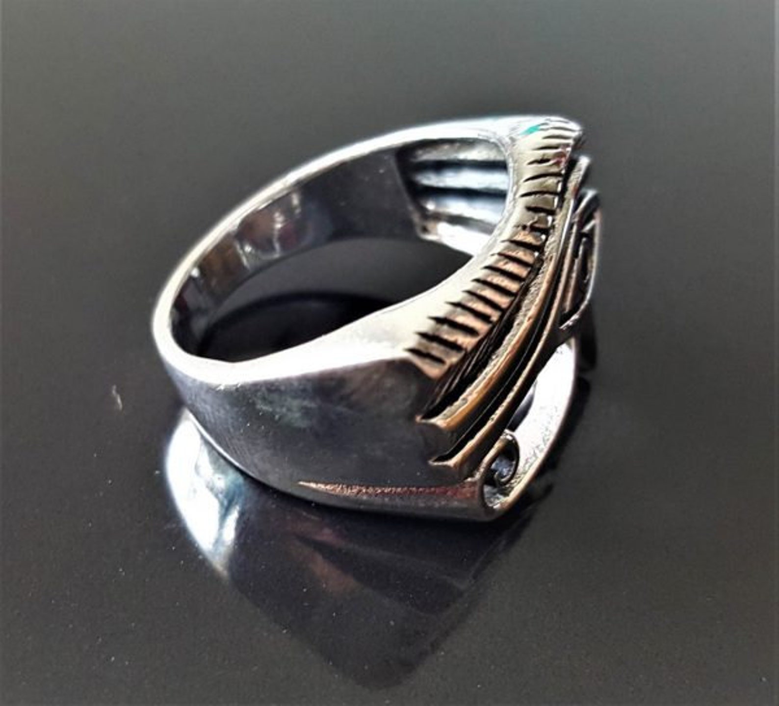 Eye of Horus Sterling Silver 925 Ring Wadjet Ancient Egyptian - Etsy